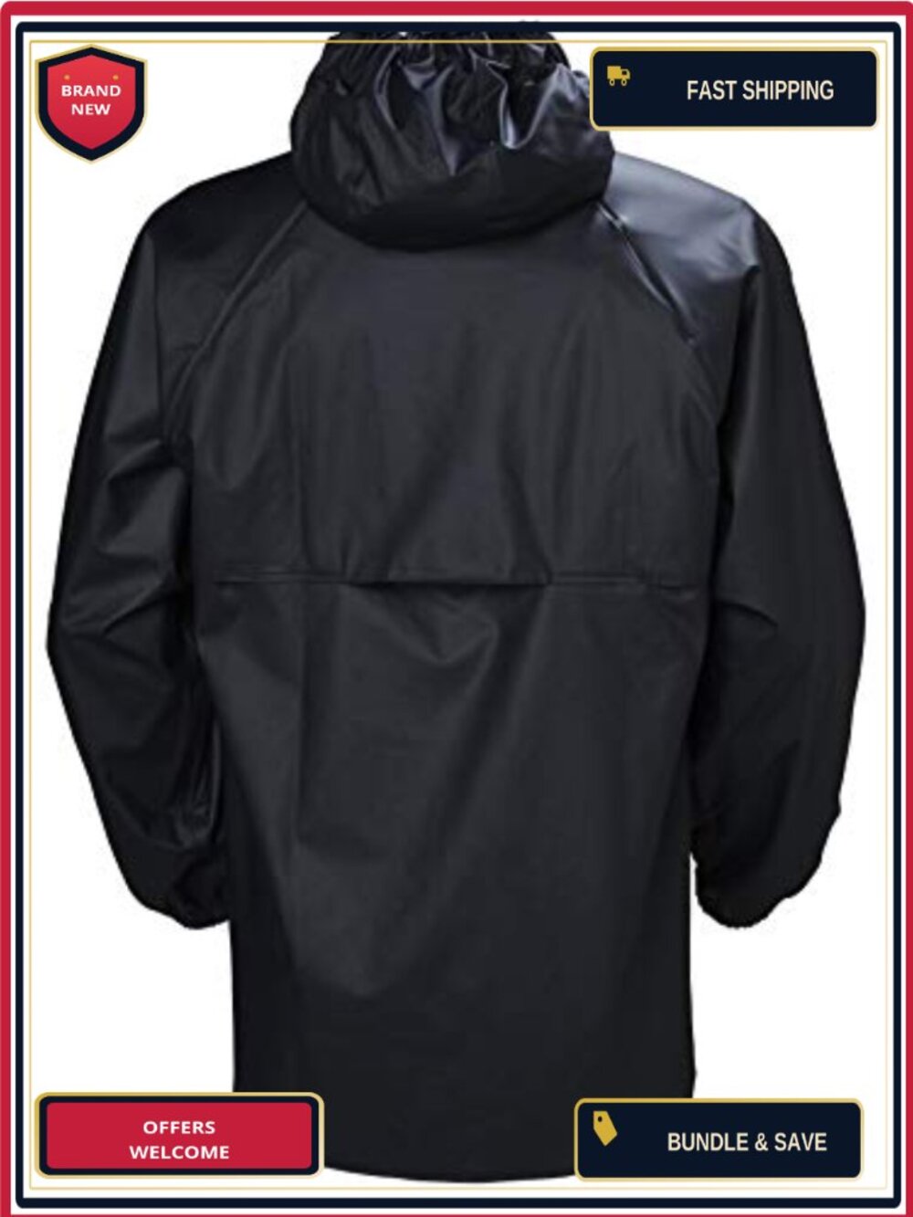 Impertech Sanitation Work Jacket Men’s Waterproof 100% Polyester PU Coated - Picture 2 of 4